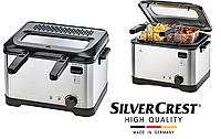 Фритюрница на 2 корзины SILVERCREST® (Оригинал) Германия из нержавеющей стали 2000 Вт