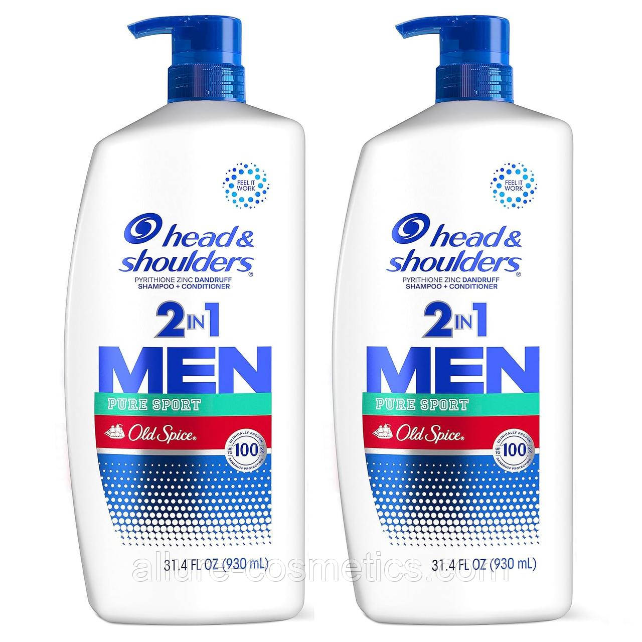 Чоловічий шампунь проти лупи Head & Shoulders Men Advanced Series Old Spice Pure Sport 930 мл (США)