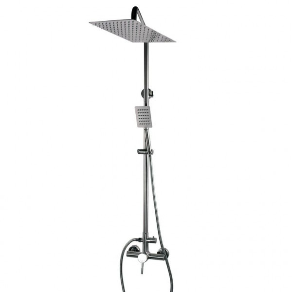 Душова система Globus Lux ALPEN SBT1-SQ-05-304 Нерж., ручна лійка SUS, Тропік SUS 250*250мм