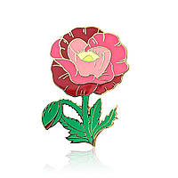 Значок BROCHE Мак красный BRGV112789