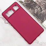 Чохол Silicone Cover Lakshmi (A) для Google Pixel 6 | Мікрофібра Бордовий / Marsala, фото 2