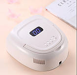 Бездротова UV/LED лампа S20 для сушіння гель лаку, всіх видів гелю (на акумуляторі 15600 mAh), 60 Вт., фото 5