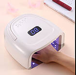Бездротова UV/LED лампа S20 для сушіння гель лаку, всіх видів гелю (на акумуляторі 15600 mAh), 60 Вт., фото 2