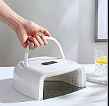 Бездротова UV/LED лампа S20 для сушіння гель лаку, всіх видів гелю (на акумуляторі 15600 mAh), 60 Вт., фото 8