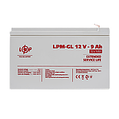 Акумулятор гелевий LPM-GL 12V - 9 Ah