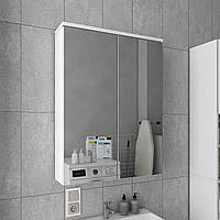 Шкаф для ванной комнаты "Мира" 58х15х76 см. Белый