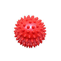 М'яч масажний d 7 см червоний надувний D7 (35Гр)-К  (sns)