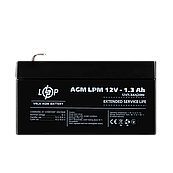 Акумулятор AGM LPM 12V - 1.3 Ah