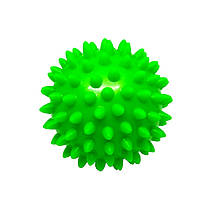 М'яч масажний d 9 см зелений надувний D9 (60Гр)-З  (sns)
