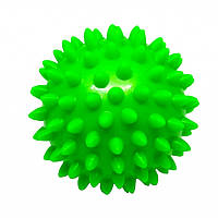 М'яч масажний d 10 см зелений надувний D10 (70Гр)-З  (sns)