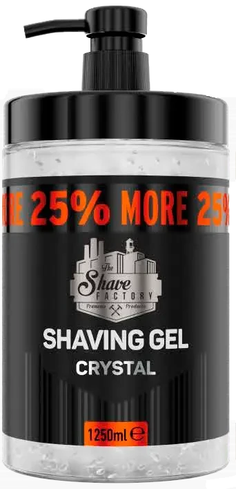 Гель для гоління The Shave Factory Shaving Gel Crystal 1,25л, фото 1