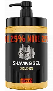 Гель для гоління The Shave Factory Shaving Gel Golden 1,25л