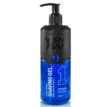 Гель для гоління Nishman №1 Energizing Shaving Gel із дозатором 400 мл