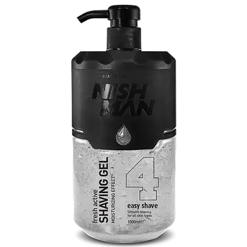 Гель для гоління Nishman №4 Easy Shave Shaving Gel із дозатором 1000мл