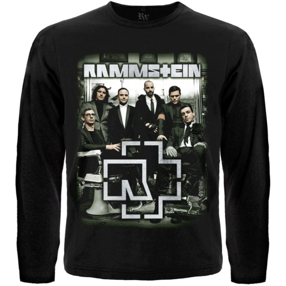 Футболка з довгим рукавом Rammstein (photo band with logo), Розмір L, фото 1
