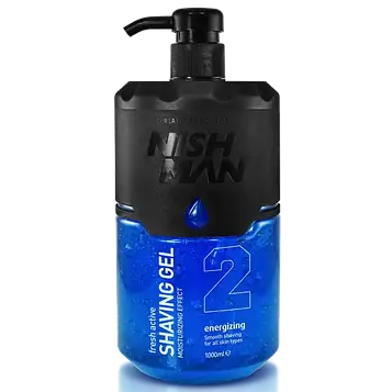 Гель для гоління Nishman №2 Energizing Shaving Gel із дозатором 1000мл
