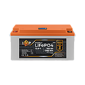 Акумулятор LP LiFePO4 12,8V - 100 Ah (1280Wh) (BMS 80A/40A) пластик LCD для ИБП