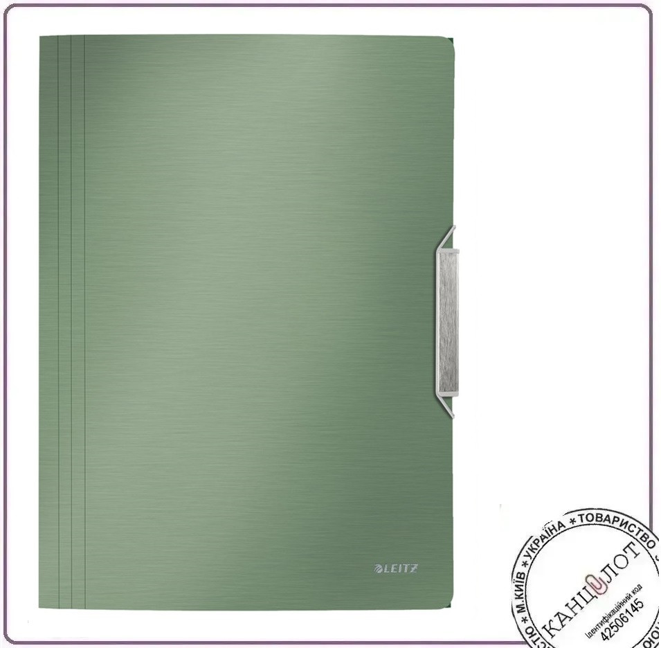 Папка - бокс на резинці LEITZ STYLE на 150арк., зелений (3977-00-53)