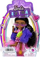 Кукла Barbie Extra Minis Doll Барби Экстра Минис Модница в фиолетовой шубке HGP63