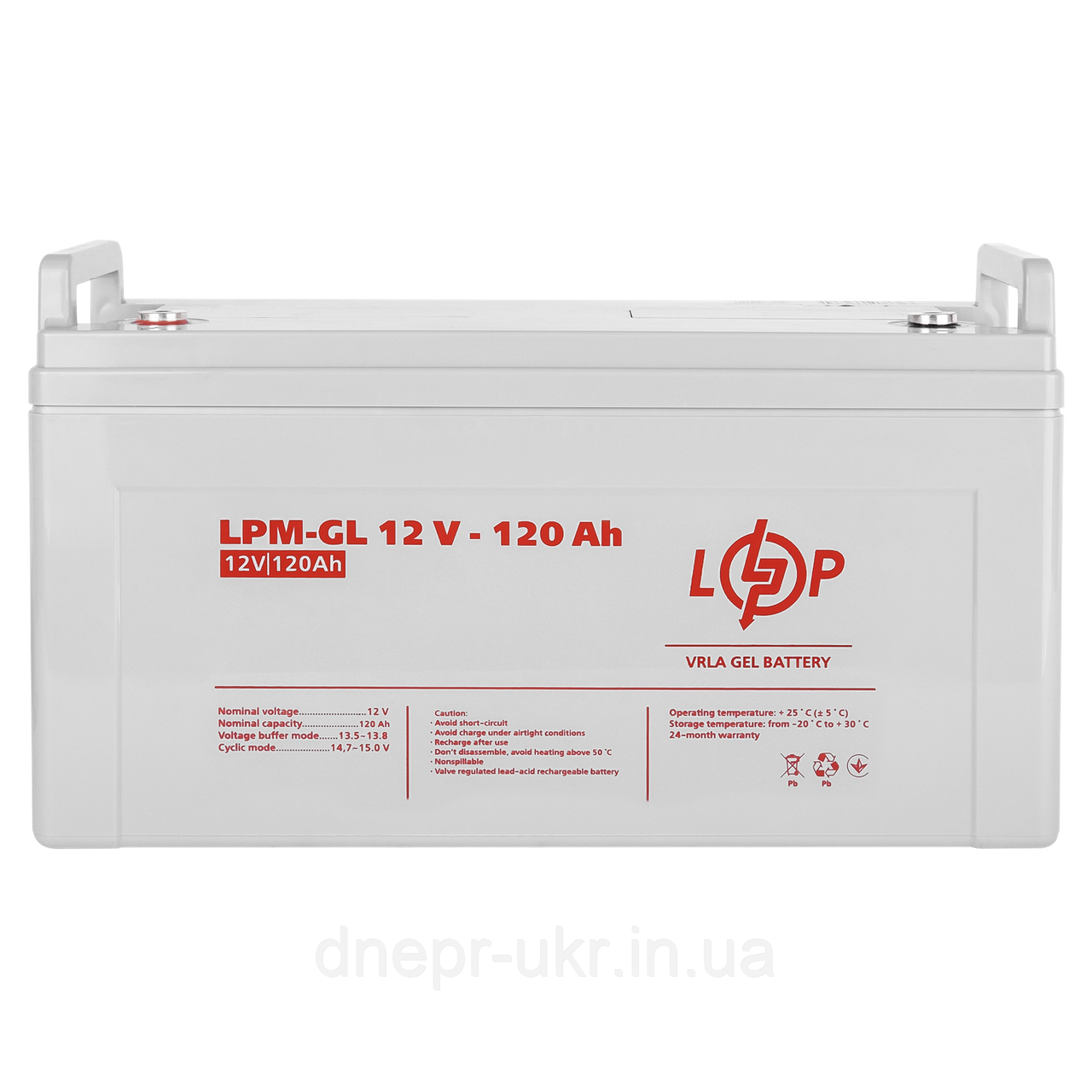 Акумулятор гелевий LPM-GL 12V - 120 Ah