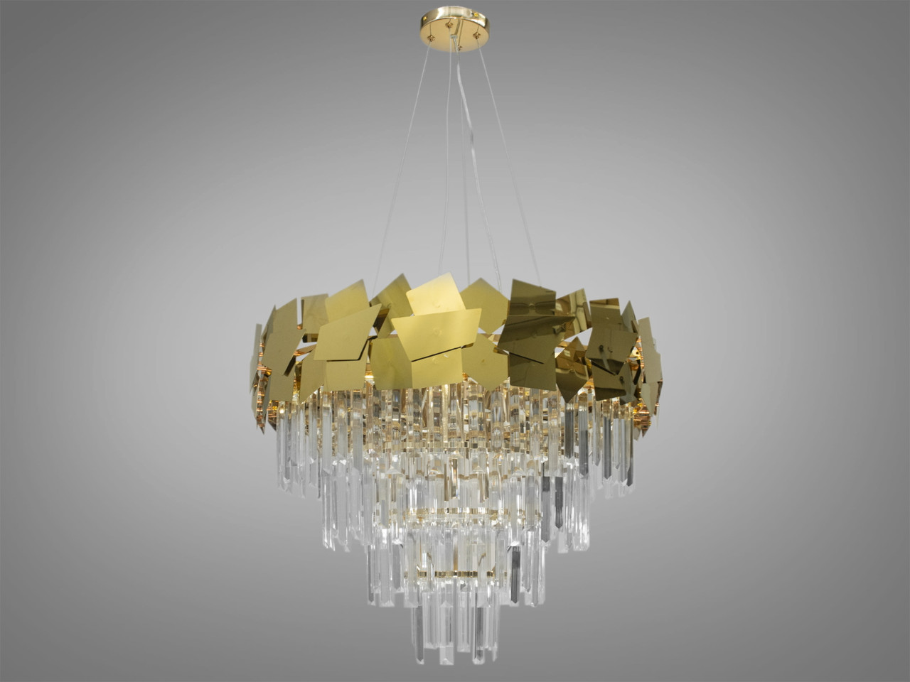 Кришталева світлодіодна люстра в стилі Арт деко 82211/600G, фото 1