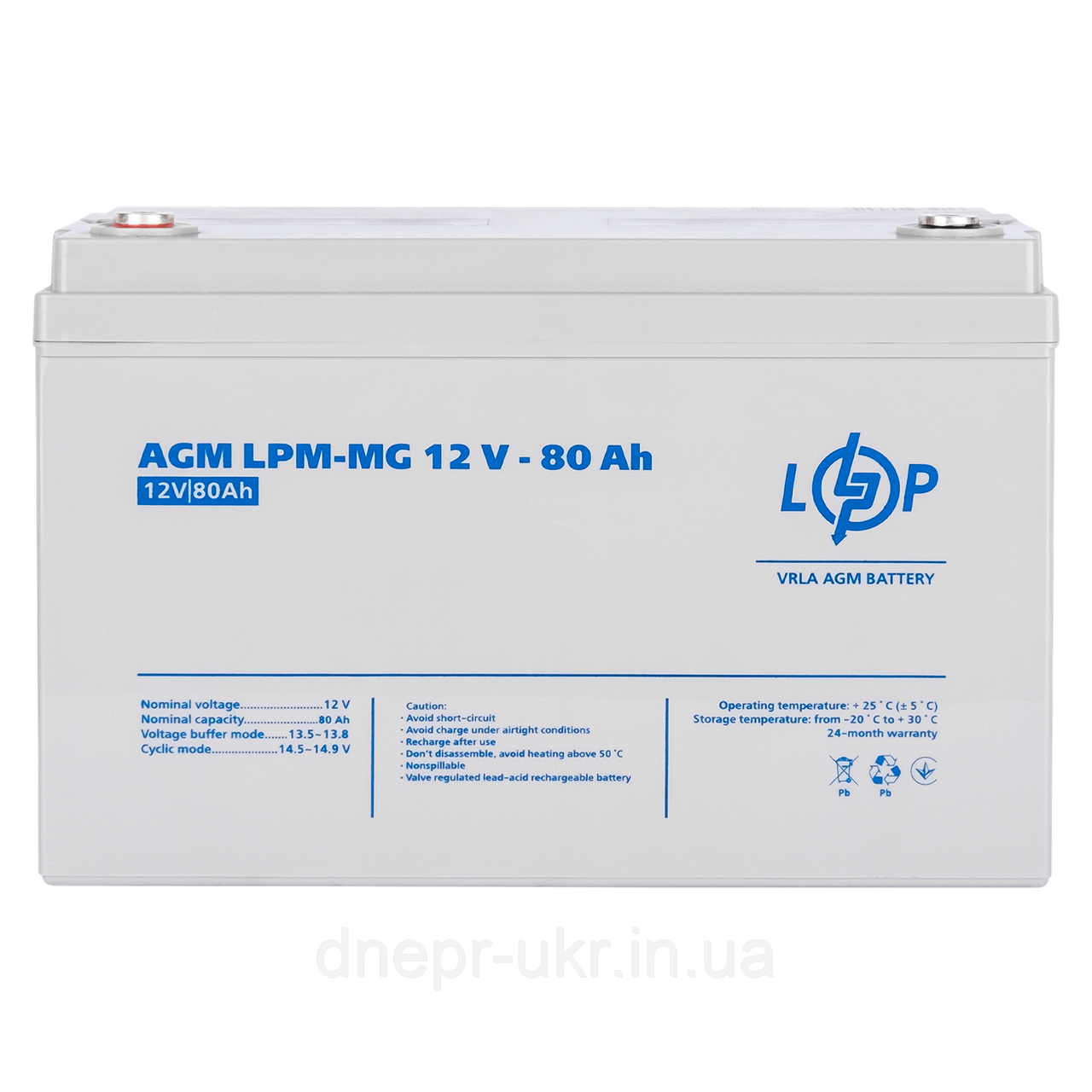 Акумулятор мультигелевий LPM-MG 12V - 80 Ah