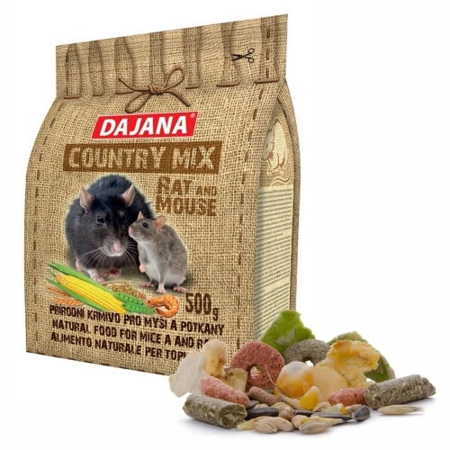 Корм Dajana Pet Country Mix Rat & Mouse для декоративних щурів, мишей, 500 г