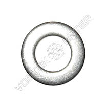 Шайба нержавіюча М18 DIN 125 плоска кругла, фото 3