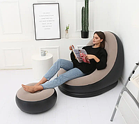 Надувное кресло 76*130 см Air Sofa Comfort, надувное диван кресло, надувная мебель для дома