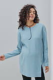 Туніка для вагітних та годуючих мам Olive розмір S Юла Мама Блакитний, фото 2