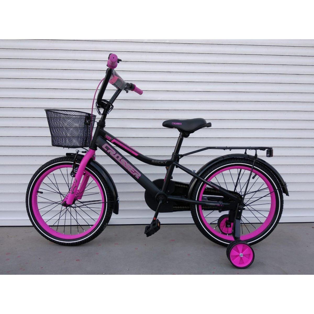 Велосипед дитячий 12 дюймів зі страхувальними коліщатками та кошиком, якісні велосипеди для дівчаток