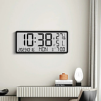 Настінний електронний Lcd годинник Mids з термометром і гігрометром.