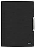 Папка - бокс на резинці LEITZ STYLE на 150арк., сатиновий чорний (3977-00-94), фото 4