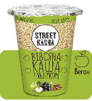 Каша овсяная с яблоком 50 г Street Kasha