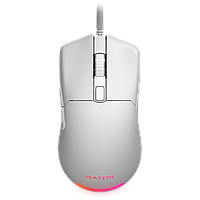 Игровая мышка Hator Pulsar 2 white DPI 500-6200 1.8m USB