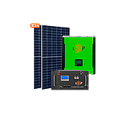 Сонячна електростанція (СЕС) Преміум + GRID 3Ф 10kW АКБ 11kWh LiFePO4 230 Ah