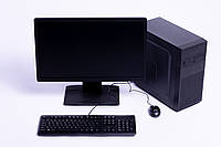Б/У Компьютер в сборе, Intel Core i5-6400, ОЗУ 16 ГБ, HDD 1000 ГБ, SSD 120 ГБ, монитор 24"