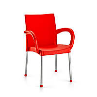 Кресло пластиковое "Sumela Koltuk" Irak Plastik, Турция, красный