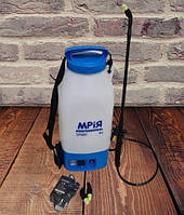 Обприскувач акумуляторний Мрія 9 л + Турбо насадка для обприскувача 12 В, фото 2