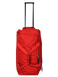 Сумка дорожня на колесах MADISSON 21062 середня 62 см червона, фото 2