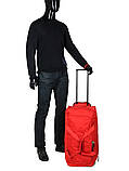 Сумка дорожня на колесах MADISSON 21062 середня 62 см червона, фото 10