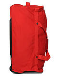Сумка дорожня на колесах MADISSON 21062 середня 62 см червона, фото 3