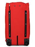 Сумка дорожня на колесах MADISSON 21062 середня 62 см червона, фото 5
