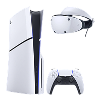 Набор Консоль Sony PlayStation 5 Slim Blu-ray 1TB White + Очки Виртуальной Реальности Проводной VR2