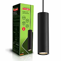 Світильник трековий Eurolamp під лампу GU10 IP20 чорний LHTW-LED-GU10(black)