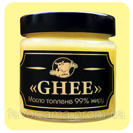 Масло топлене GHEE 99% жиру АМА 180 г, фото 2