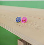 Пустушка BIBS Colour Latex Round (кругла) – Bubblegum від 6міс., фото 5