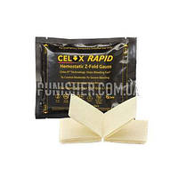 Гемостатический бинт Celox Z-Fold Rapid Hemostatic Gauze 7.6см х 1.5м(Белый)(1744601303755)