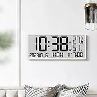 Настінний електронний Lcd годинник Mids з термометром і гігрометром.