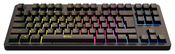 Ігрова клавіатура KEYBOARD Intro DX750, дротова, з RGB-підсвіткою 8930